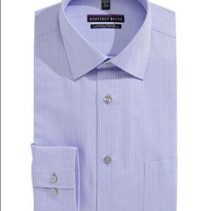 Geoffrey Beene Dobby Dress Shirt-mineral-15.5-34/35